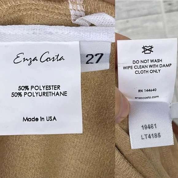 Enza Costa
Vegan Leather Wide Leg Pants size 27 tall - Picture 12 of 17